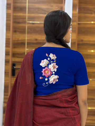 Half Sleeve 3d-11 print Blouse