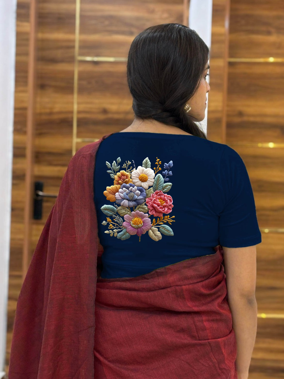 Half Sleeve 3d -12 Print Blouse