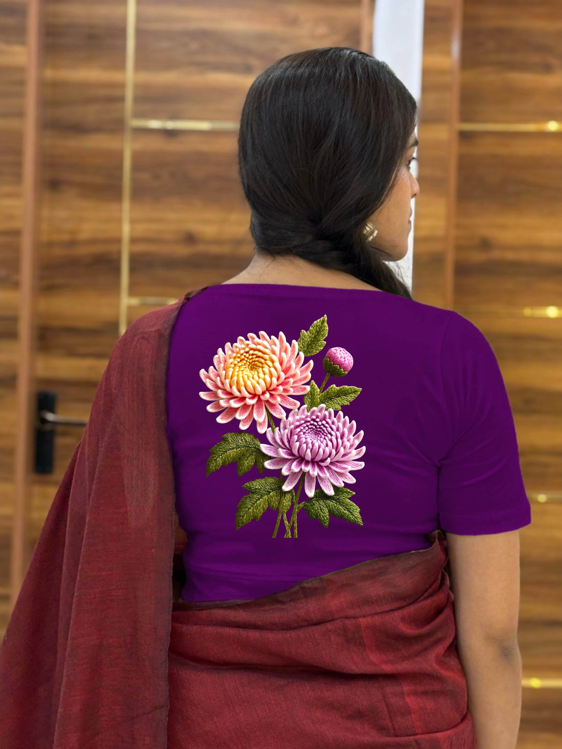 Half sleeve 3d -8 Blouse