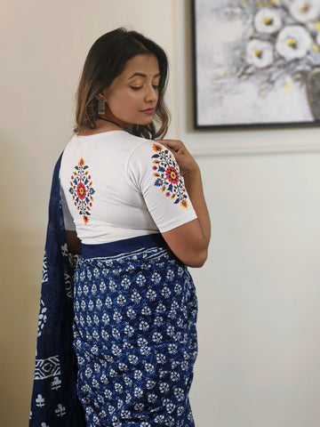 Half Sleeve 3d -10 Print Blouse