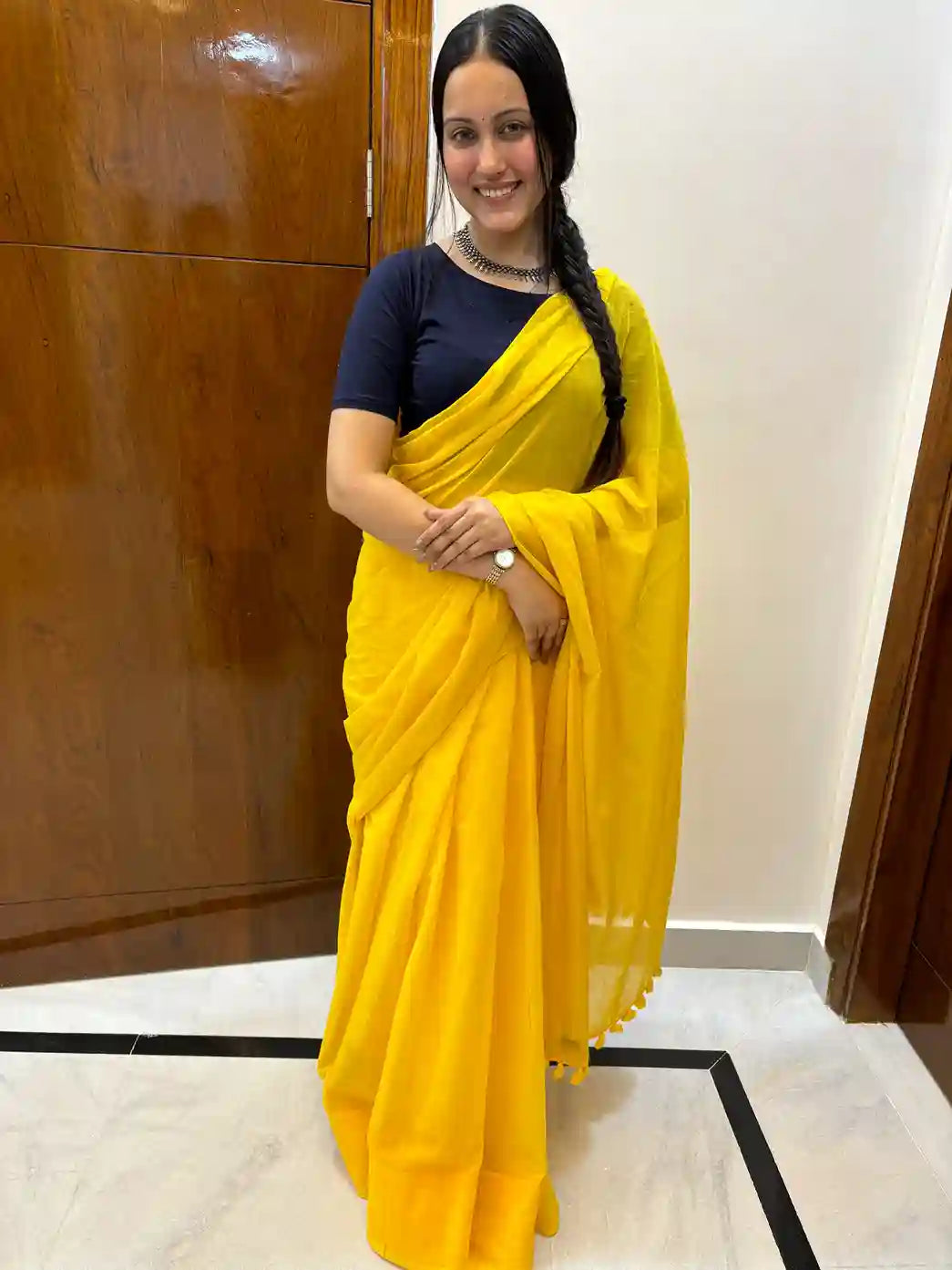 looking like wow stretchable cotton blouse