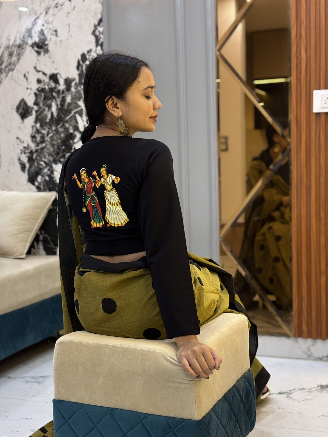 Dancing Girl Full Sleeve Blouse