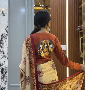 Laxmi Print Full Sleeve Blouse