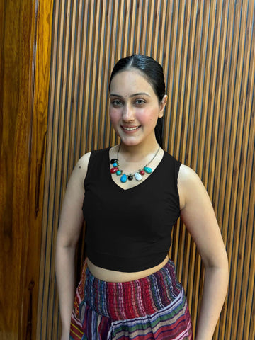 Sleeveless Basic Blouse