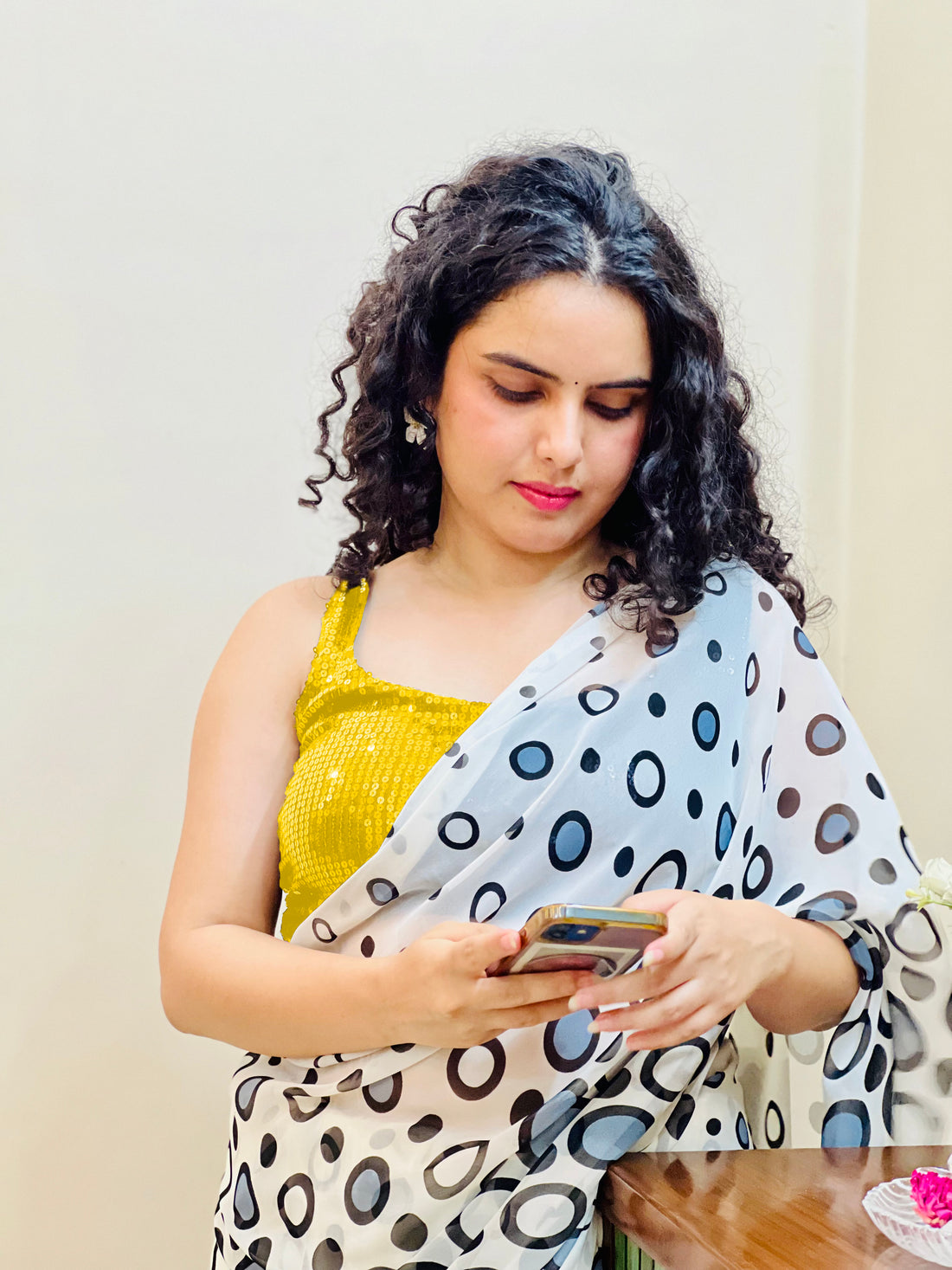 Sleeveless Sequence Blouse