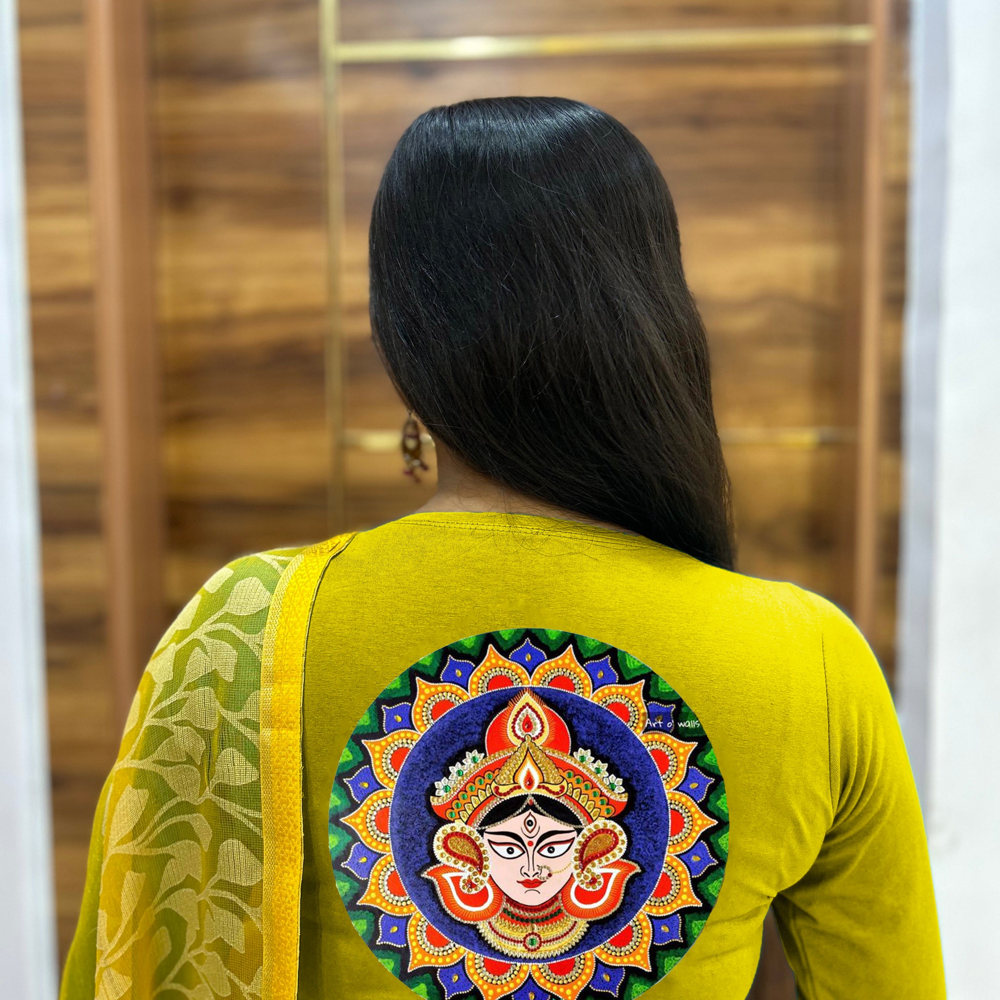 durga circle  stretchable cotton blouse